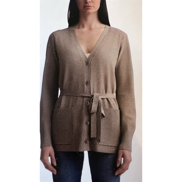 Splendid Sweaters - Splendid Cardigan Beige Large